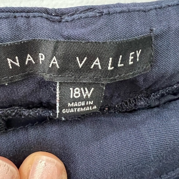 Napa Valley blue pants trousers size 18W - Picture 7 of 10